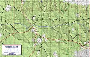 Trail-Between-Lakes 02 topographic trail map at 1:24,000 scale
